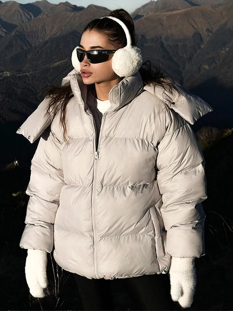 Женская куртка DEAT на хлопковой подкладке с капюшоном цвет в ассортименте