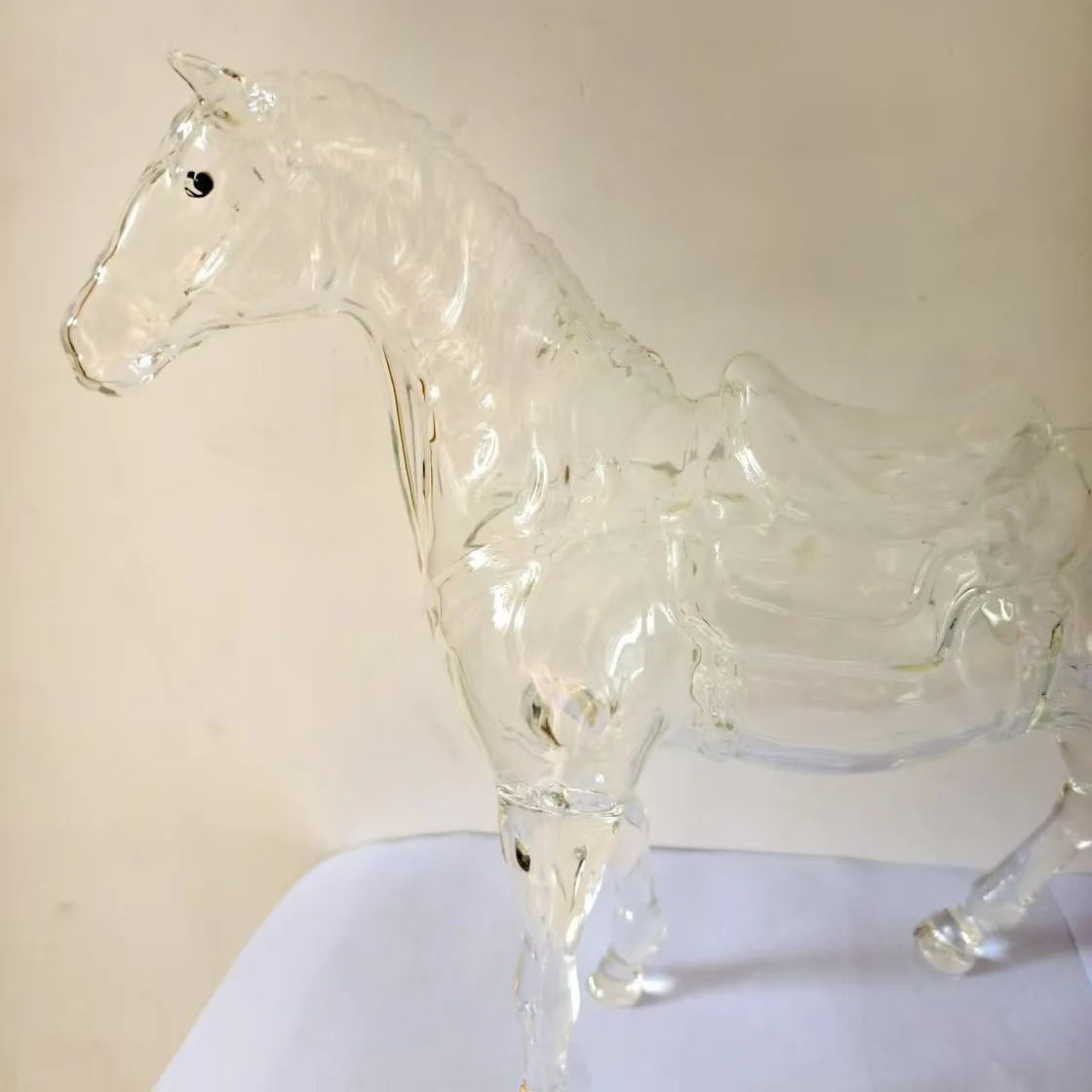Фото DEOUNY графин для виски типа Horse, контейнер из боросиликатного стекла, стекло ручной работы, подходит для контейнеров для рома Tequila Brandy Bourbon №4