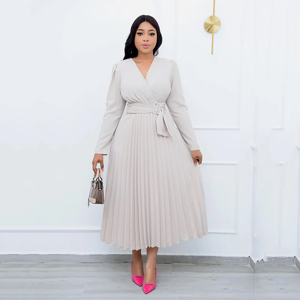 

SUJYing New Fashion 2022 Autumn And Winter New Women's Sexy Deep V Tunic Dress