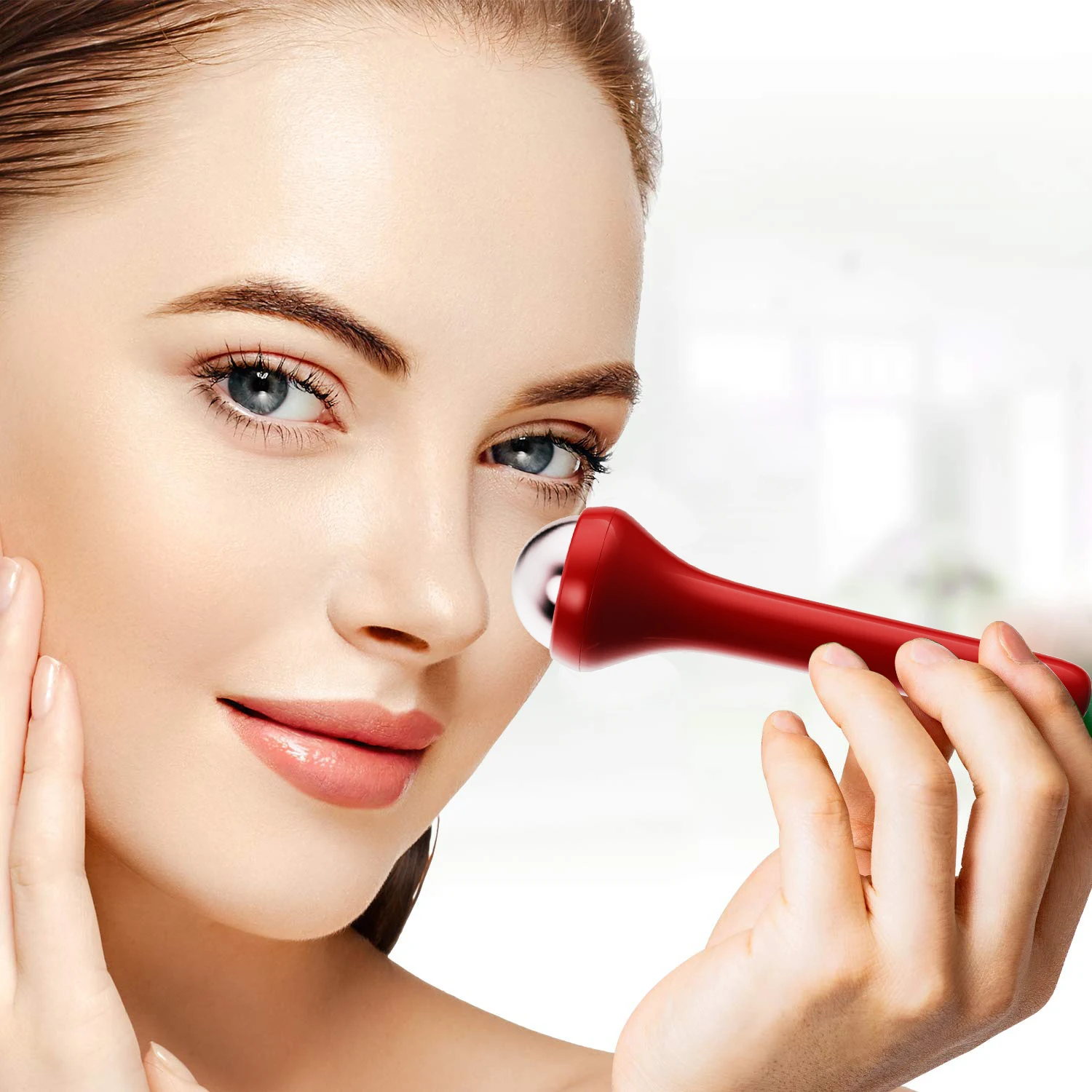 Охлаждающая сыворотка из нержавеющей стали ледяная массажная палочка ролик для