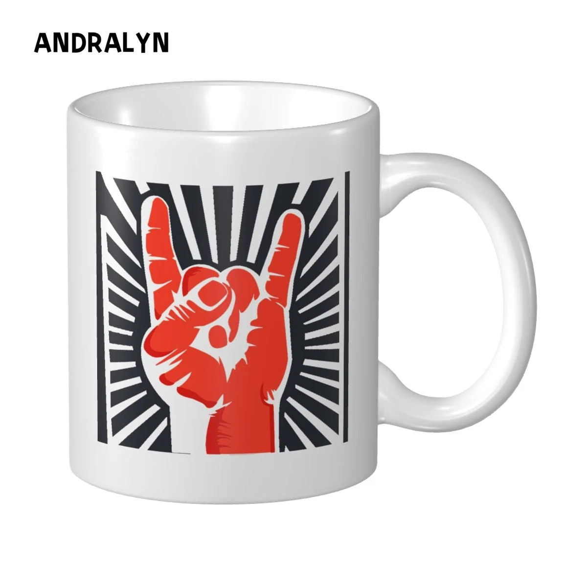 

Rock Logo 10oz Ceramic Mug Personalized Print Picture Photo LOGO Text