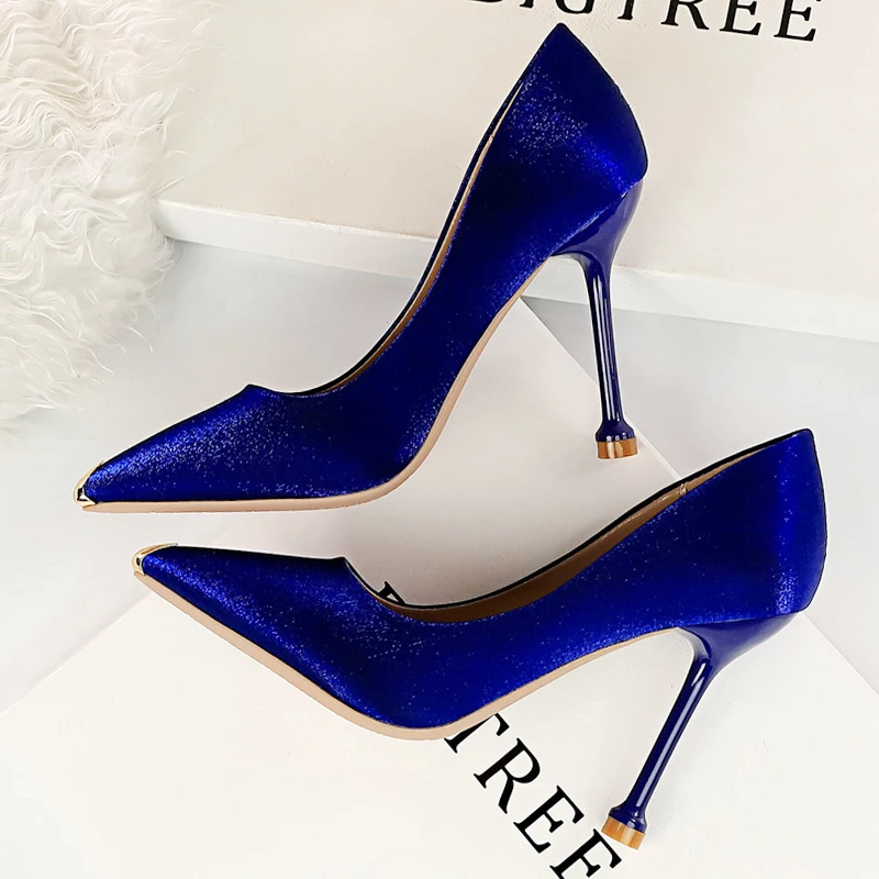 

BIGTREE Shoes 2022 New Women Pumps Suede High Heels Shoes Fashion Office Shoes Stiletto Party Shoes Female Comfort Women Heels