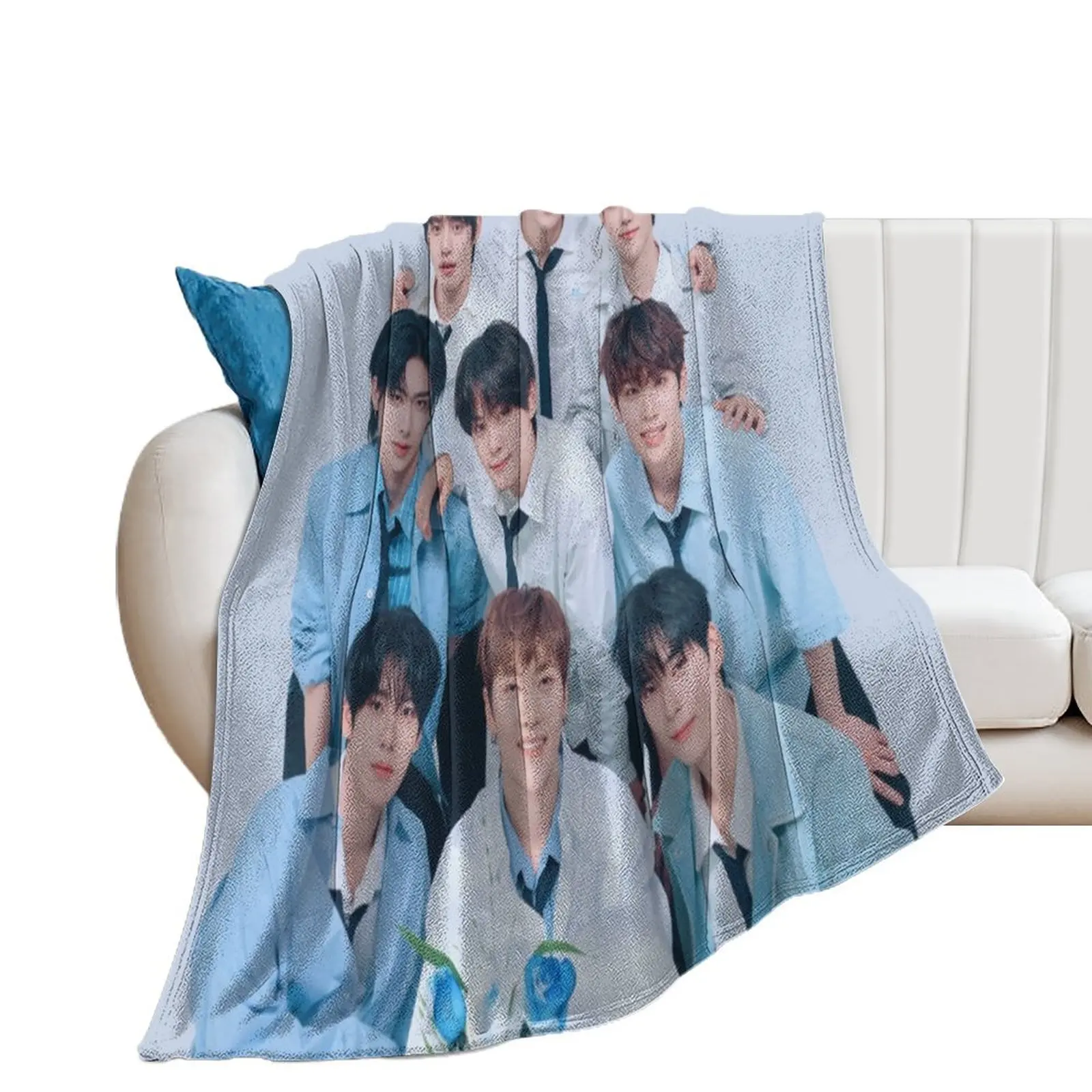 Zerobaseone (ZB1) Плед Утяжеленные теплые одеяла для диванов