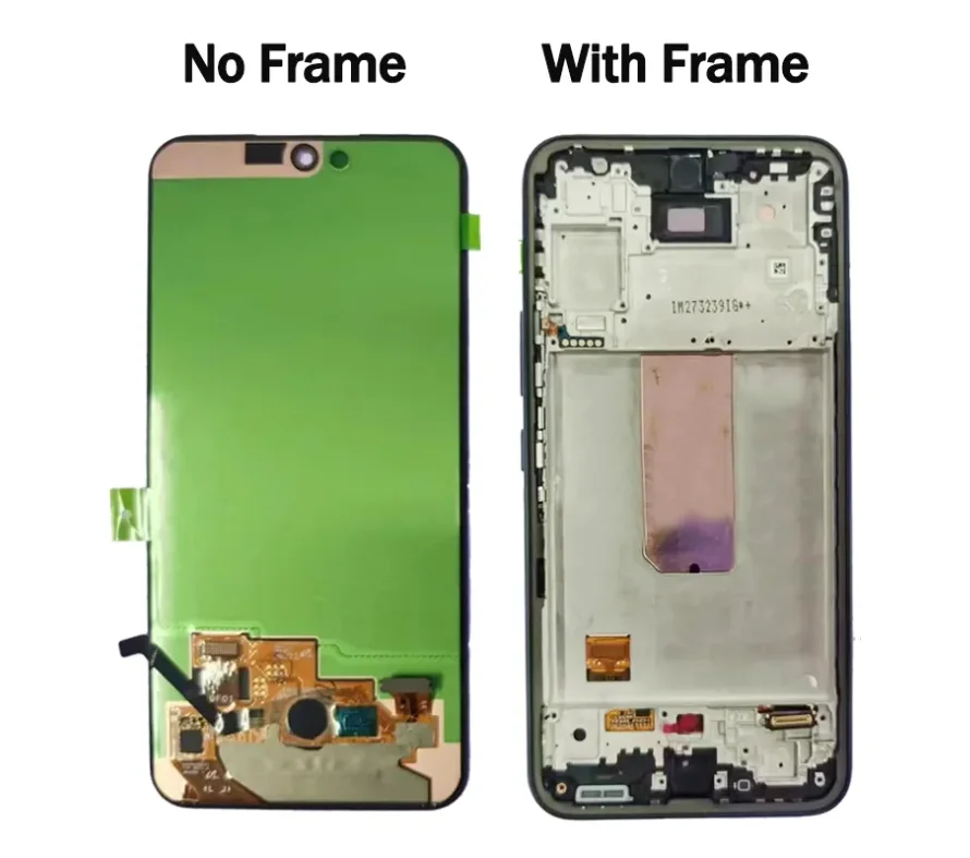 

Original Super Amoled For A54 2023 with Frame For Samsung Galaxy A54 5G A546B LCD Display Touch Screen Digitizer Repair Parts