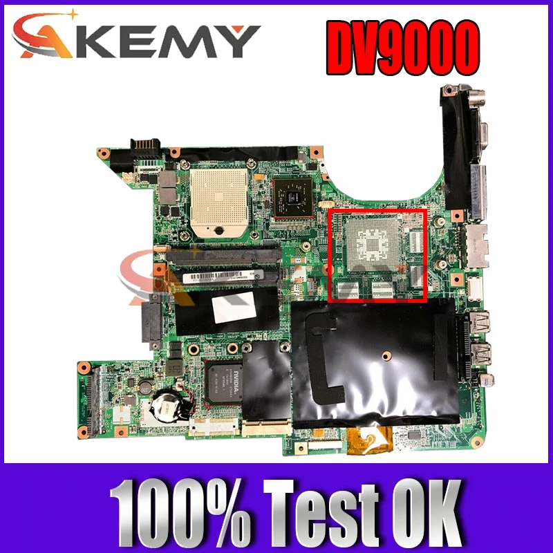 

Материнская плата ноутбука AKemy 444002-001 для HP DV9000, материнская плата 17,1 дюйма