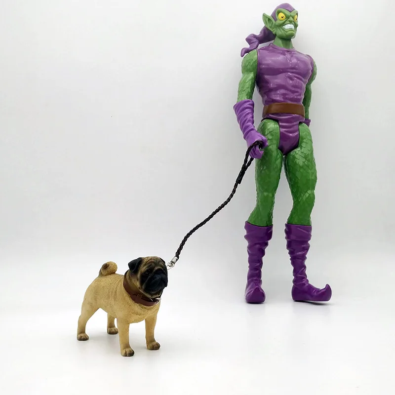 

Высококачественная модель мопса из смолы в масштабе 1/6, игрушки для животных и собак, экшн-фигурка 12 дюймов, аксессуары для кукол M R.Z