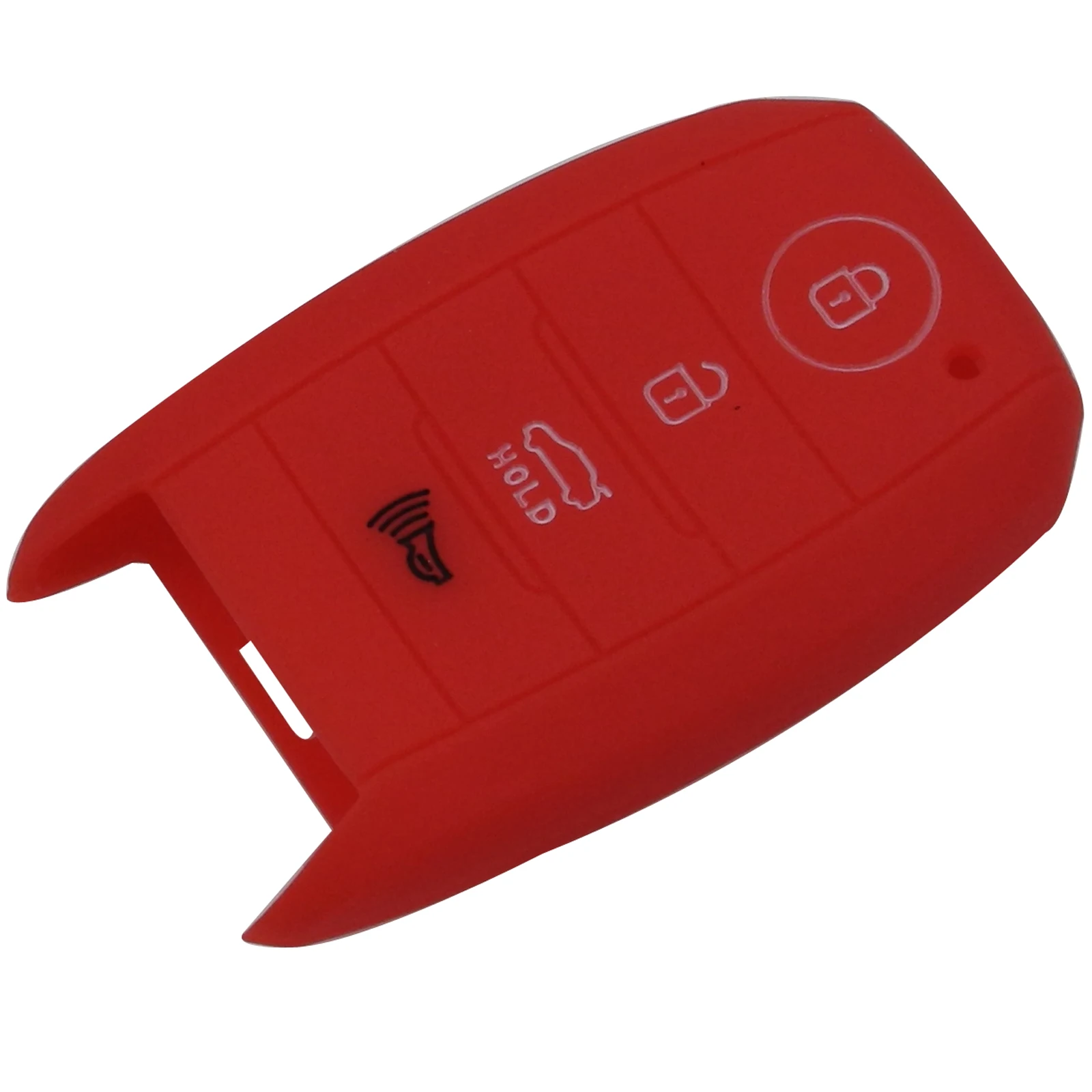 

Jingyuqin 4-кнопочный силиконовый чехол для ключей от автомобиля KIA K3 K5 Sorento Carens Cerato Forte, автомобильный силиконовый резиновый чехол для ключей, сумка для ключей