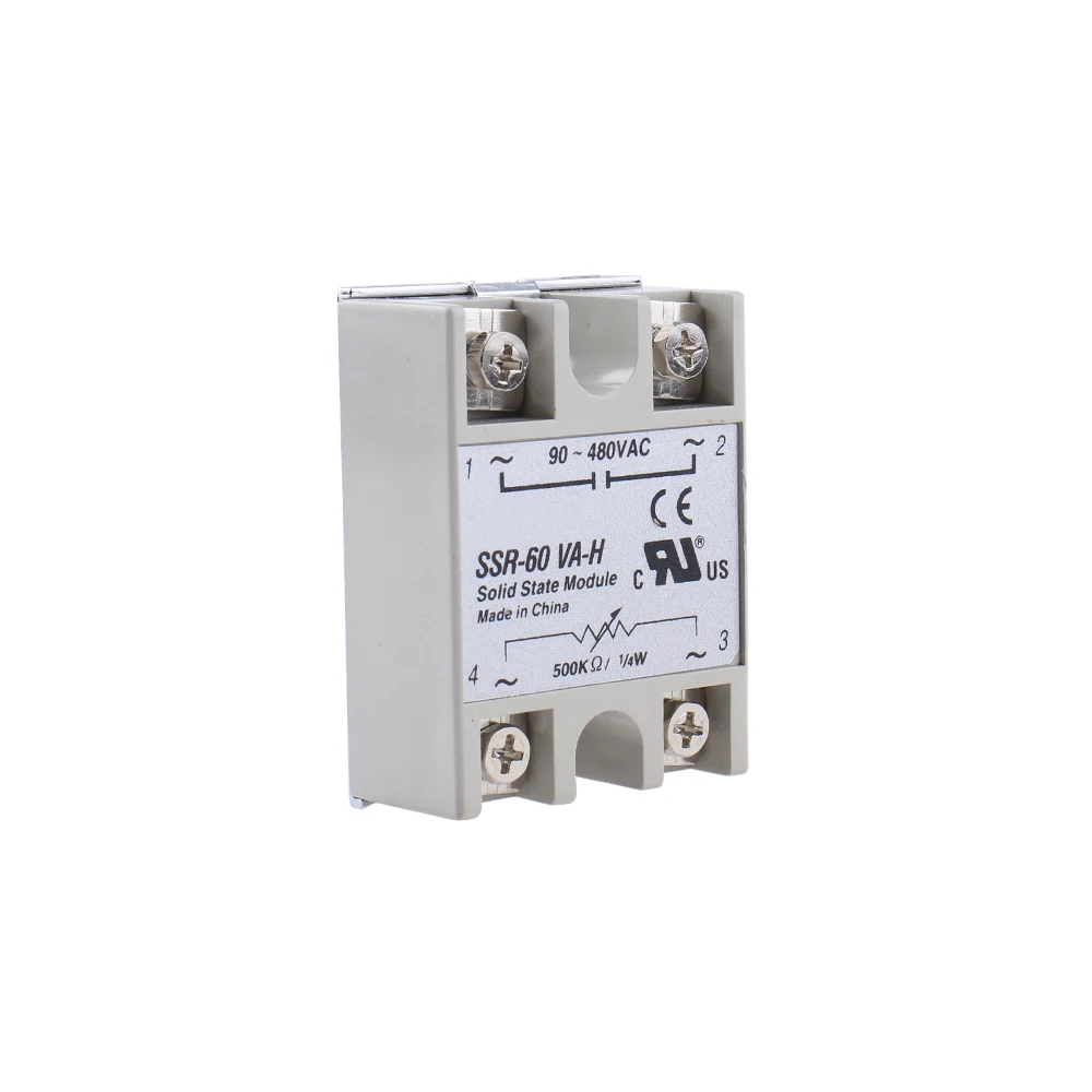 Твердотельное реле SSR-10VA-H SSR-15VA-H SSR-25VA-H SSR-75VA-H SSR-50VA-H SSR-60VA-H фактически 500K ohm 4w TO 90-480V AC