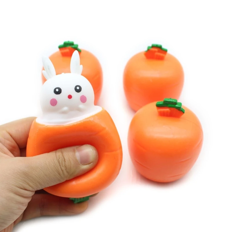

Игрушка для снятия стресса, морковь, декомпрессионная игрушка, кролик, детская вечеринка, пользу