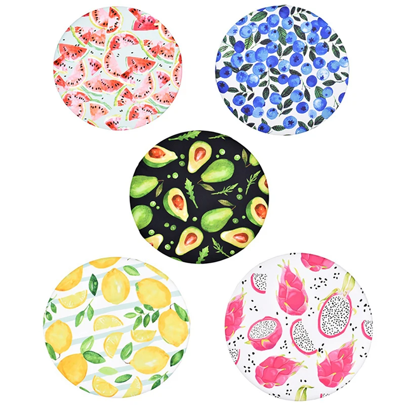 

New 3Pcs Food Bowl Cover Universal Cloth Lids For Cookware Bowl Pot Reusable Stretch Lids Kitchen Accessories