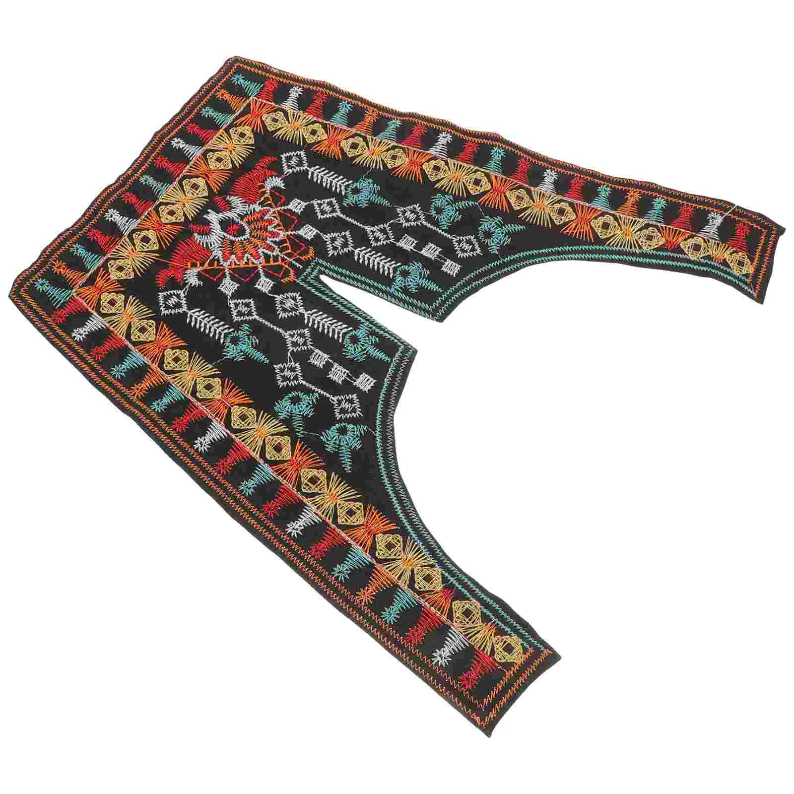 Кружевной вышитый воротник аксессуары для одежды Изящные нашивки пальто вышивка