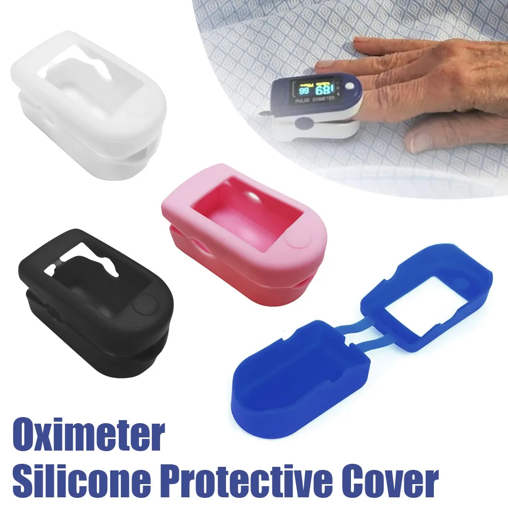 1PC Finger Clip Oximeter Silicone Cover Storage Bag Medical Oximeter Case Protective Holder Finger Pulse Protective Bracket