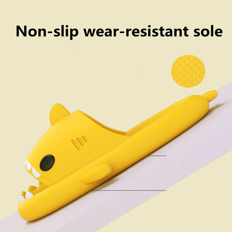 New Summer Slippers 2022 Shark Adult Couple Slippers Tide Indoor And Outdoor Home Cute Cartoon  Sandals Zapatillas Mujer
