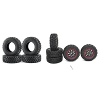 9 pcs rubber spare tires tyre wheel upgrade accessories 4 pcs black 5 pcs red