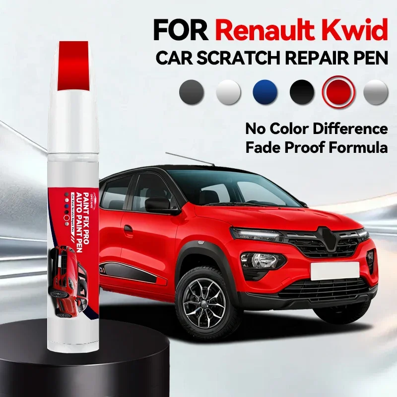 Фото Ручка-корректор для ремонта лакокрасочного покрытия Renault Kwid 1996-2025: Устранение царапин, аксессуары для авто, черный, белый, коричневый (DIY) №1