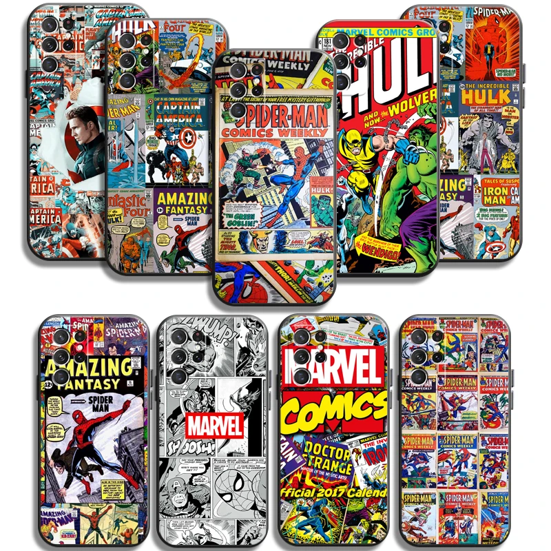 

Avengers Marvel Phone Cases For Samsung Galaxy A31 A32 A51 A71 A52 A72 4G 5G A11 A21S A20 A22 4G Soft TPU Funda Coque