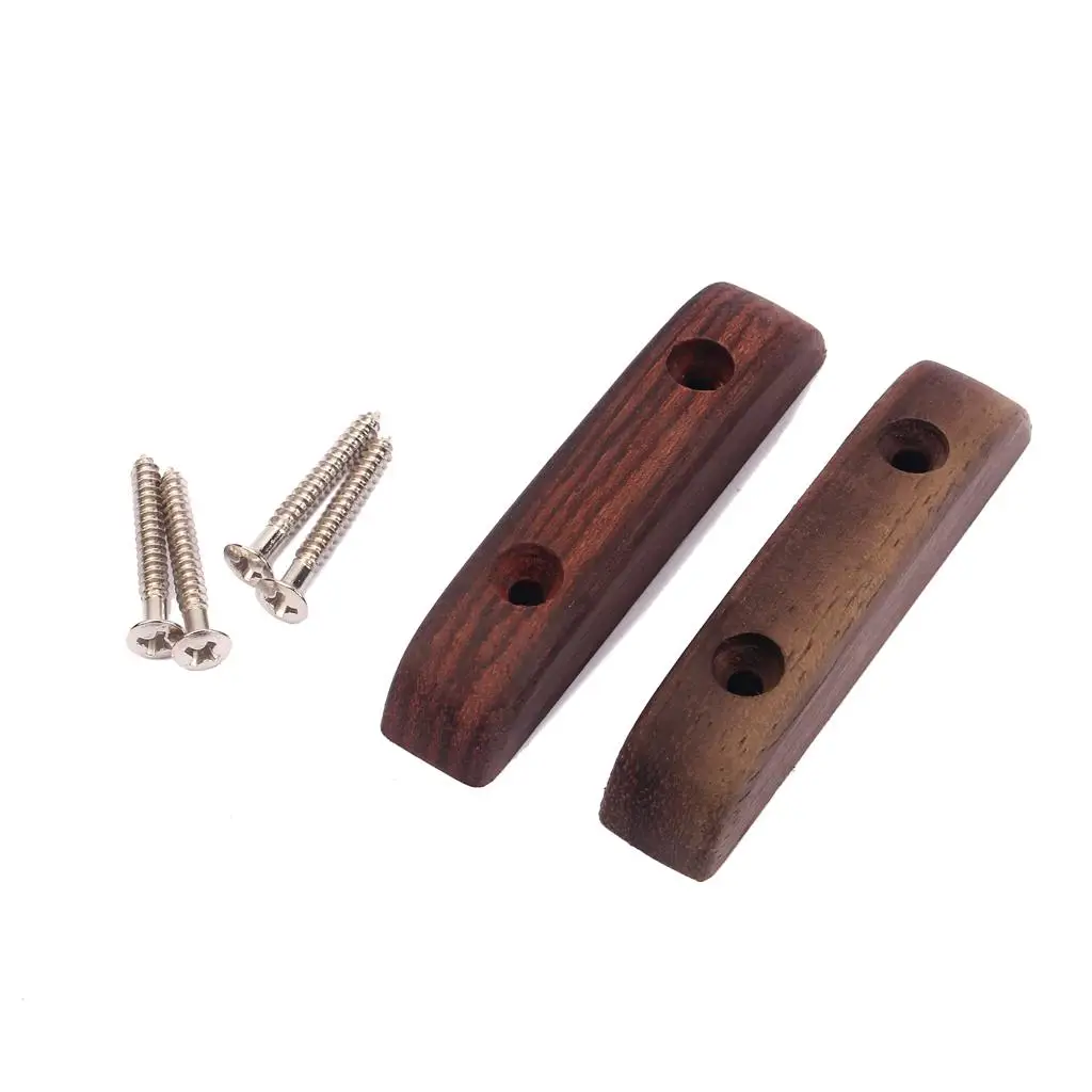 

2pcs Rosewood Thumb Rest + 4pcs Mounting Screws for Bass Guitar