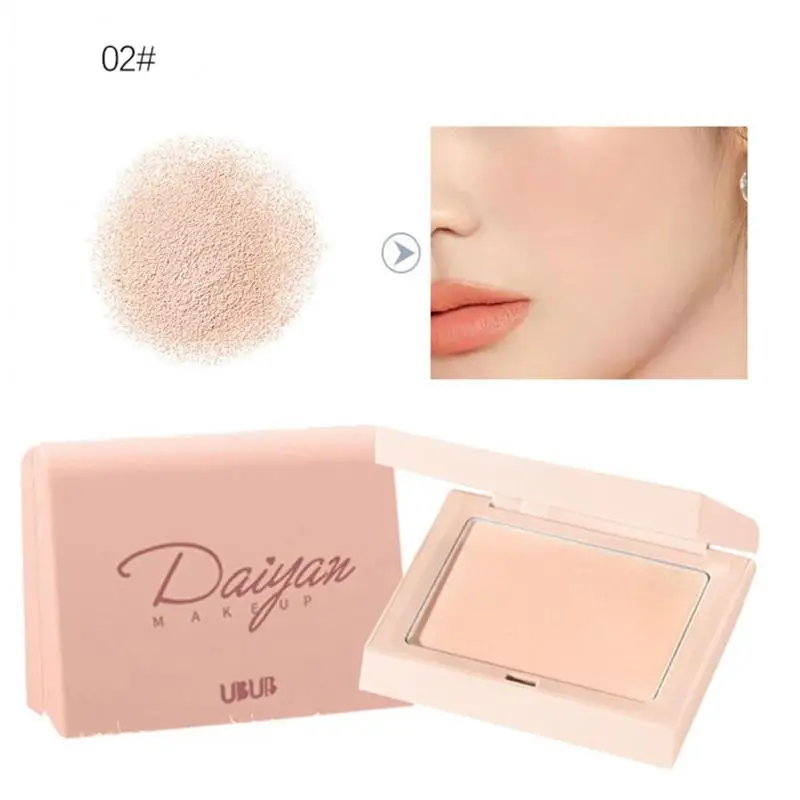 

Soft Focus Pressed Powder Highlighter Oil Control Concealer Waterproof Invisible Pores Setting Loose Powder Face Makeup Cosmetic