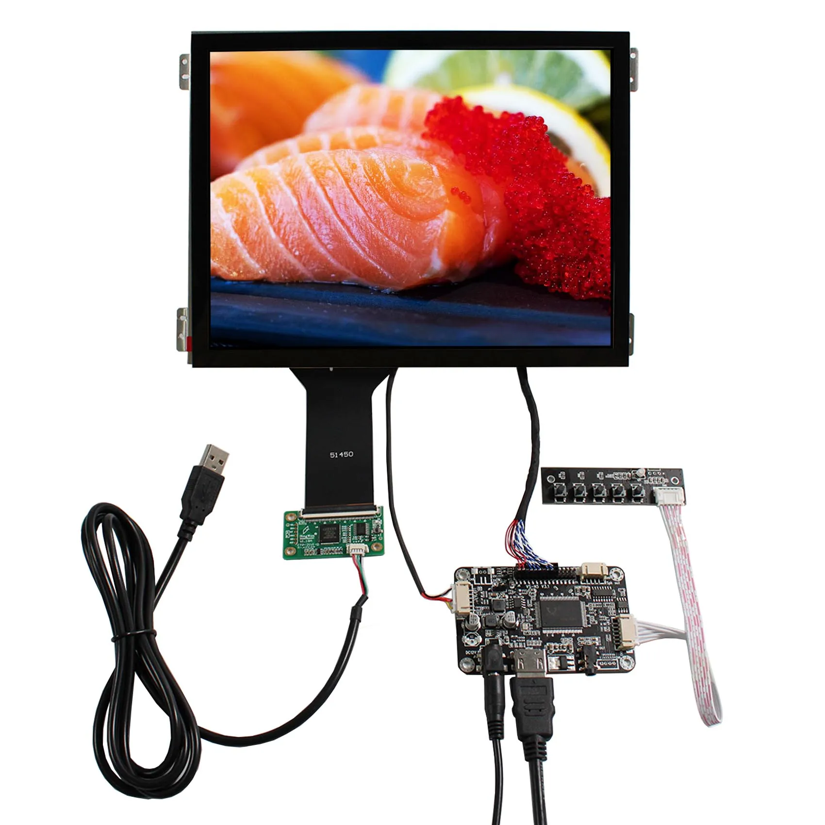 

HDMILCD Controller Board 10.4 inch 600nit Capacitive Touch LCD replace