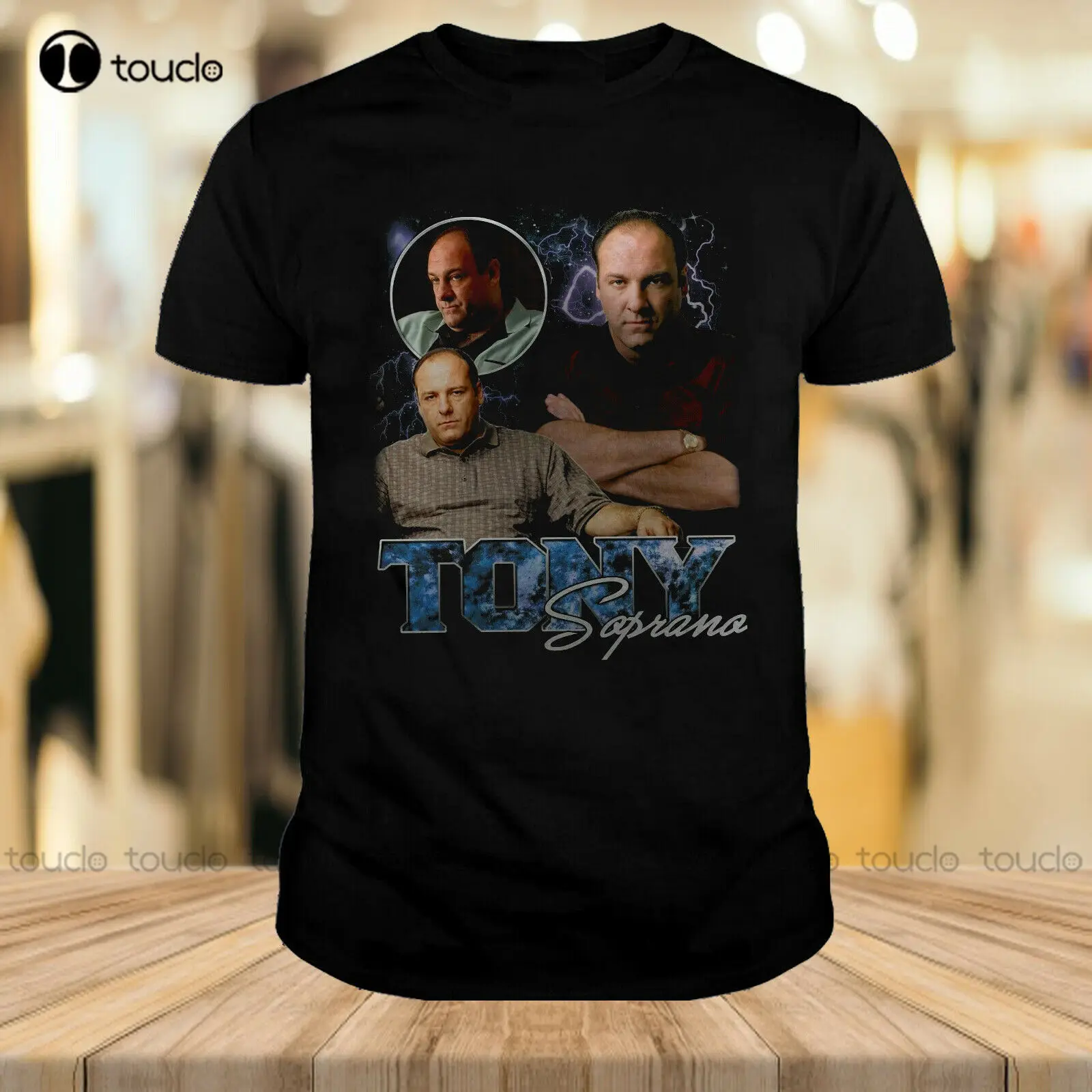 

New Tony Soprano The Sopranos James Gandolfini 90S Vintage T-Shirt Unisex Cotton Tee Men Shirts Streetwear Tshirt New Popular