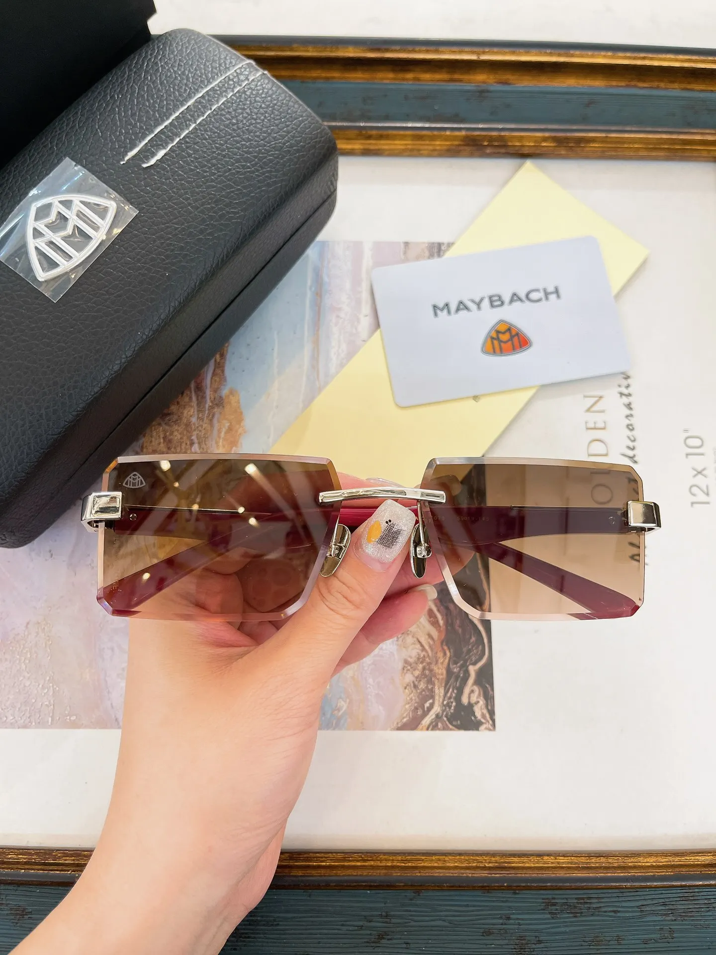 Новейшие брендовые женские и мужские солнцезащитные очки модные прямоугольные