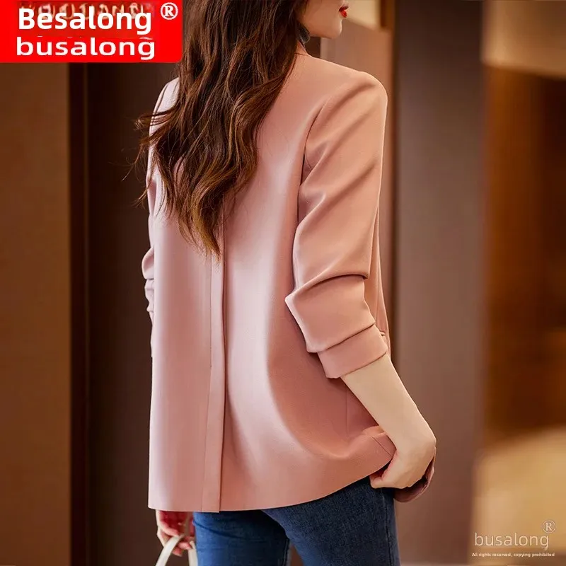 Новинка 2023 женский профессиональный костюм Busalong с длинными рукавами в западном