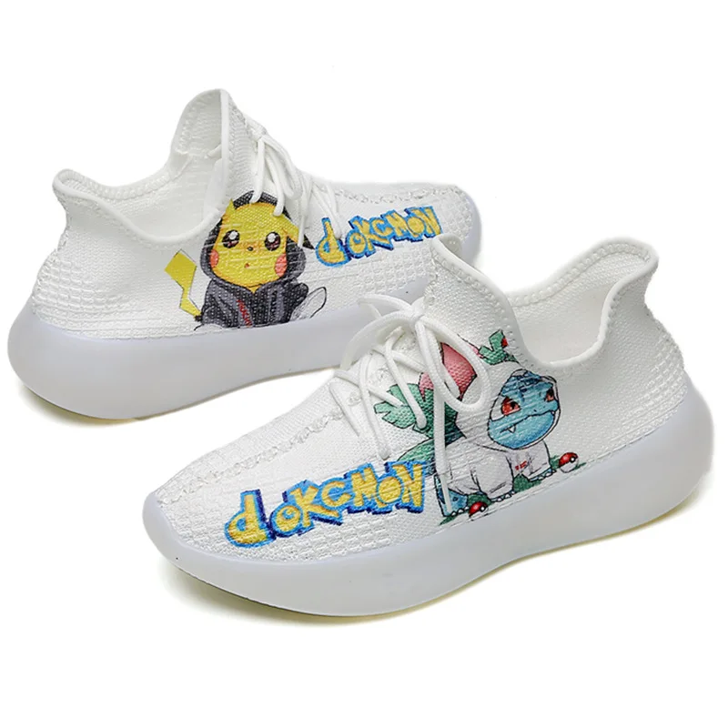 

Pokémon Spring and Autumn Sneakers Men's 350 Pikachu Anime Joint Shoes Sneakers Trend Wild Luminous Shoes Birthday Gifts