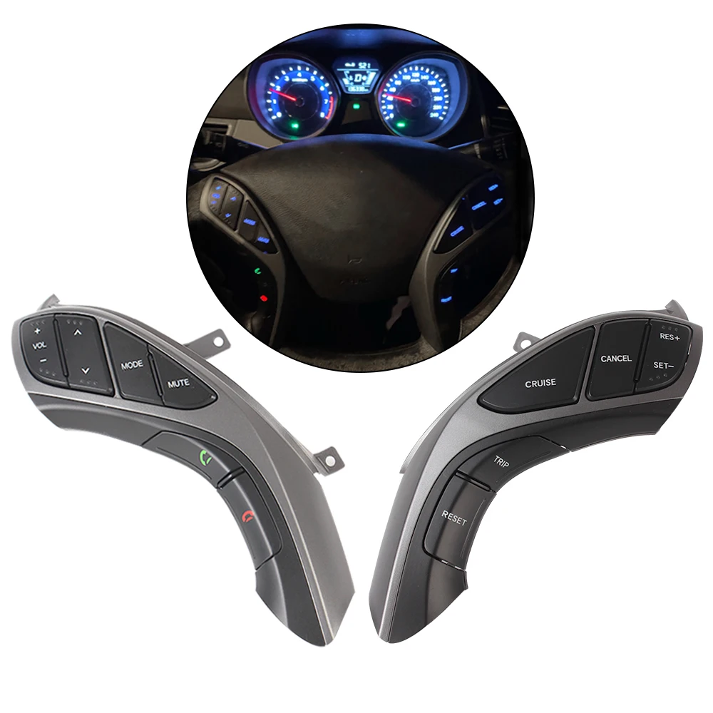 

Steering Wheel Control Button For Elantra 2012-2015AT 2012-2014MT I30MT Multifunctional