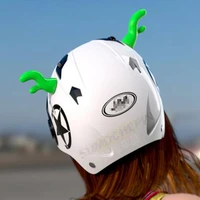 helmet decoration motorcycle helmet antler suction cup decoration electric car helmet sticker personality modification
