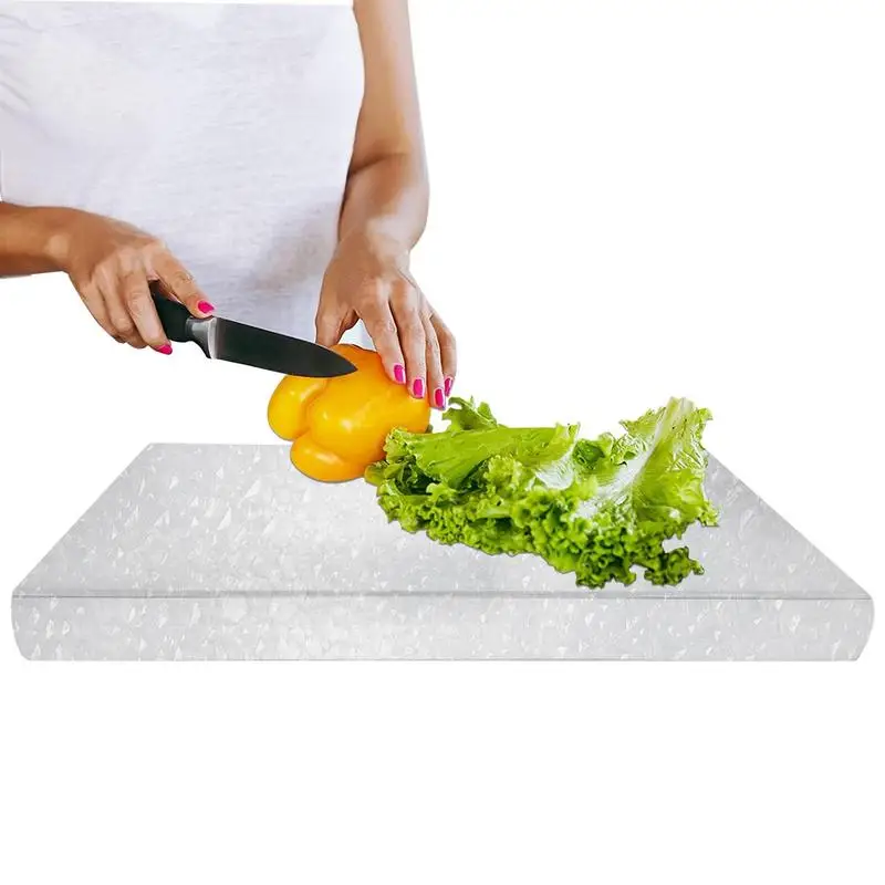

Акриловая разделочная доска кухонная прозрачная разделочная доска, противоскользящая разделочная доска с губами для сыров, ресторанов, домашнего мяса