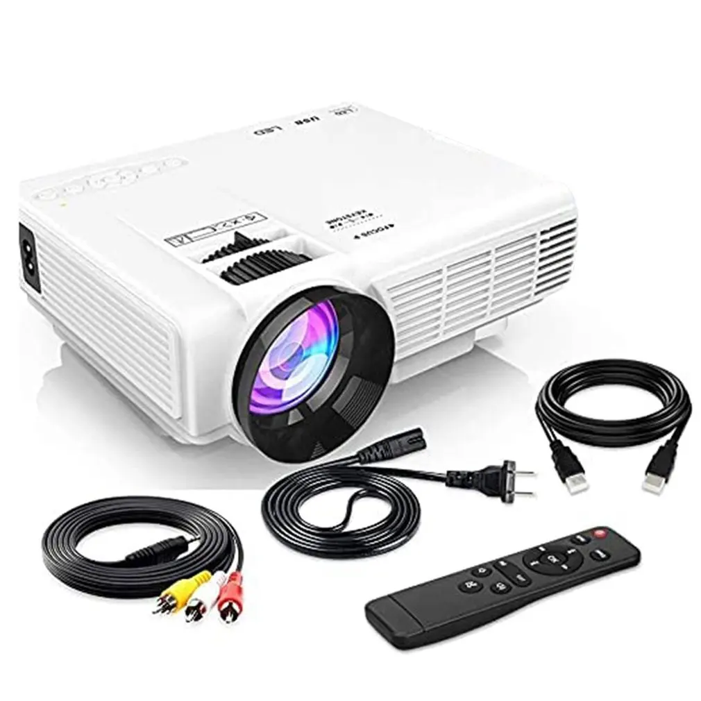 

Mini Projector Sets Outdoor Movie Projector With Projector Screen Full HD 1080P Projector Supported Compatible With TV Stick