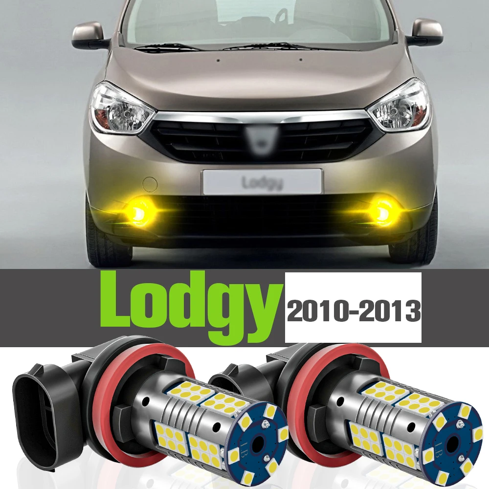 

2x LED Fog Light Accessories Lamp For Dacia Lodgy 2010 2011 2012 2013