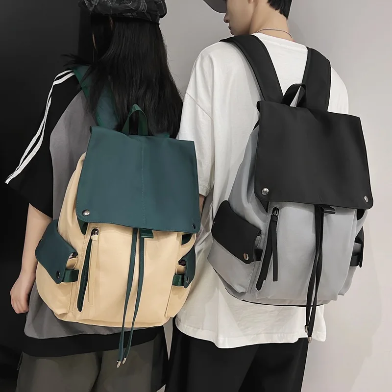 2022 Fashion Cool Teenagers Schoolbag Casual Large Men Book bag 4 Colors Big Women school backpack Simple Trend girl back pack