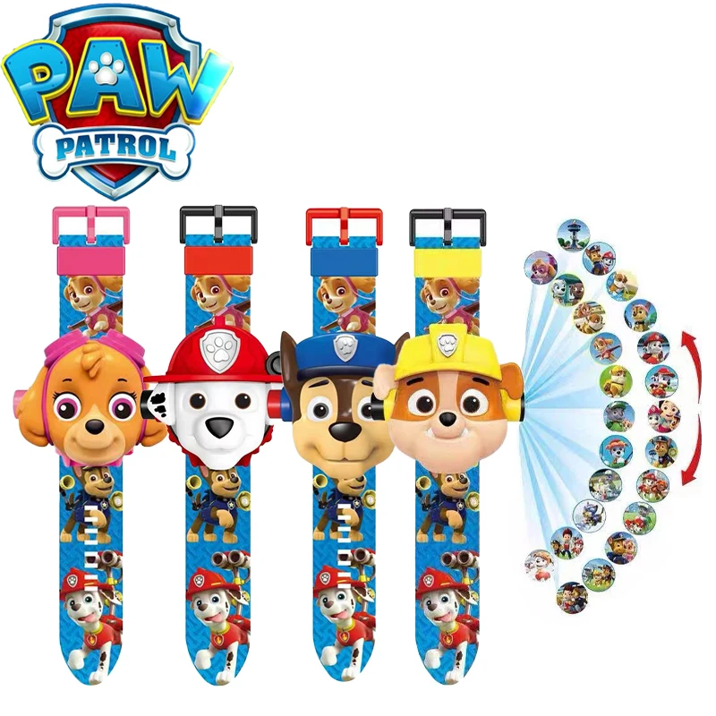 

SPIN MASTER 3D Projection Watch Paw Patrol Toys Anime Figures Puppy Model Patrulla Canine Kids Toys for Children Birthday Gifts.