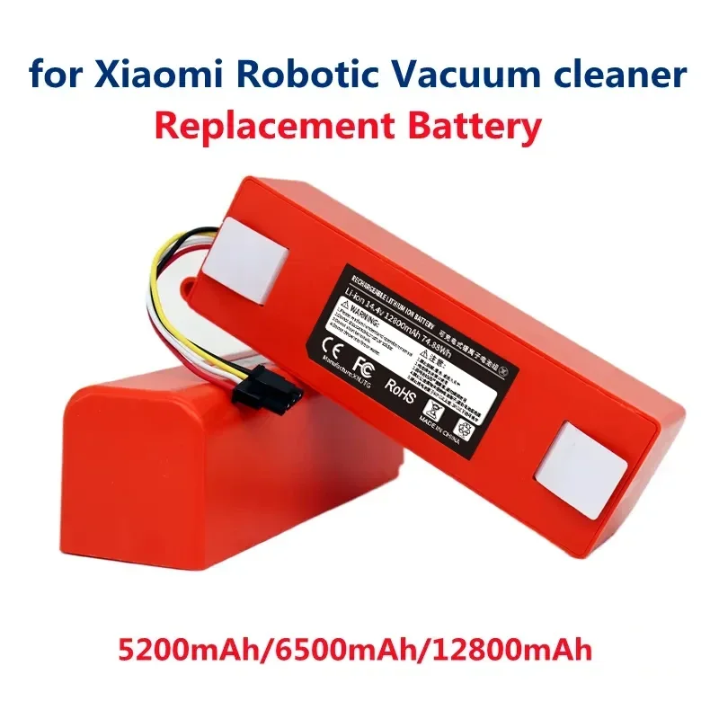 Для Xiaomi 14 4 В 12800 мАч Сменный аккумулятор для робота-пылесоса Roborock S55 S60 S65 S50 S51 S5 MAX S6