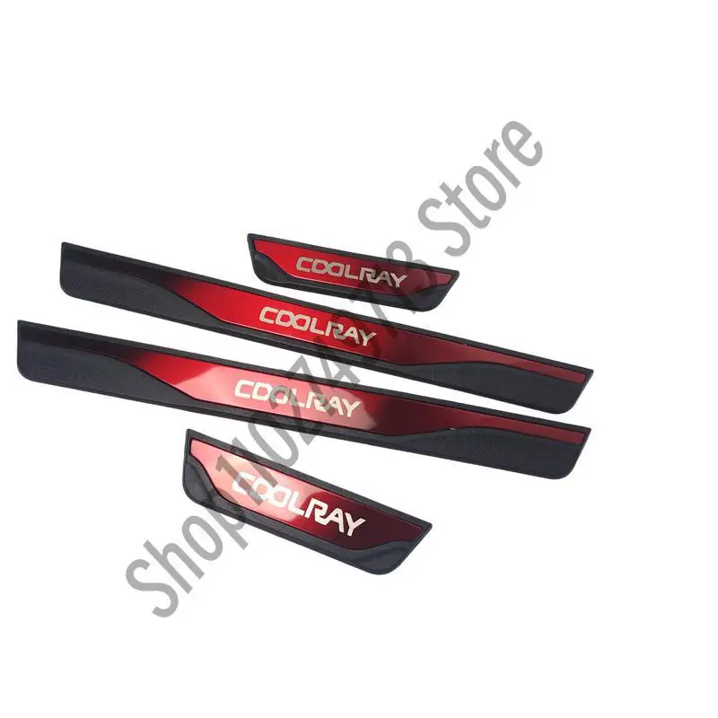 

Аксессуары для стайлинга автомобиля для GEELY COOLRAY 2022-2024 Накладка на порог из нержавеющей стали abs