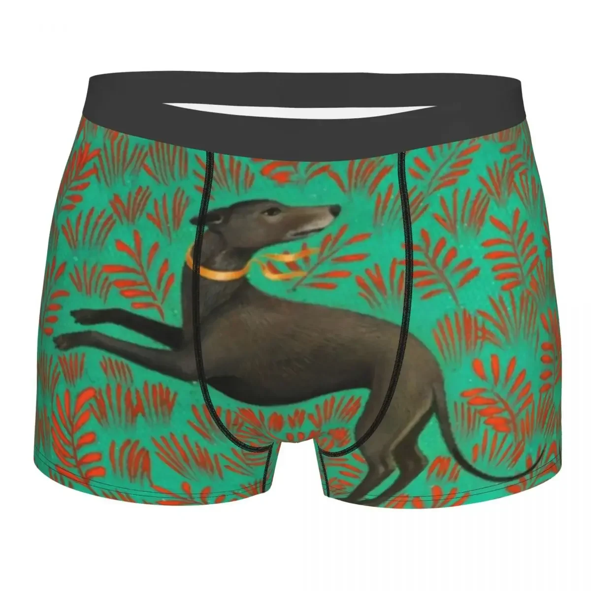 Мужские трусы-боксеры Sihthound Greyhound с 3D принтом мужское нижнее белье животными