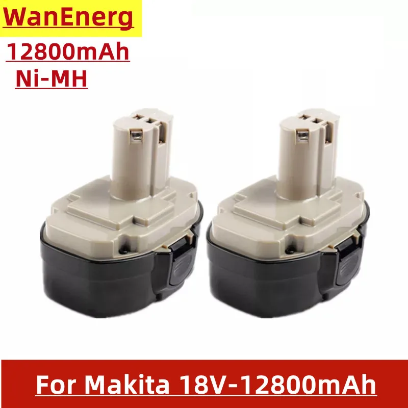 

Nieuwe 18V 12800Mah Ni-Mh Vervangende Batterij Voor Makita 1822 1823 1834 1835 192827-3 192829-9 193159-1 193140-2 193102