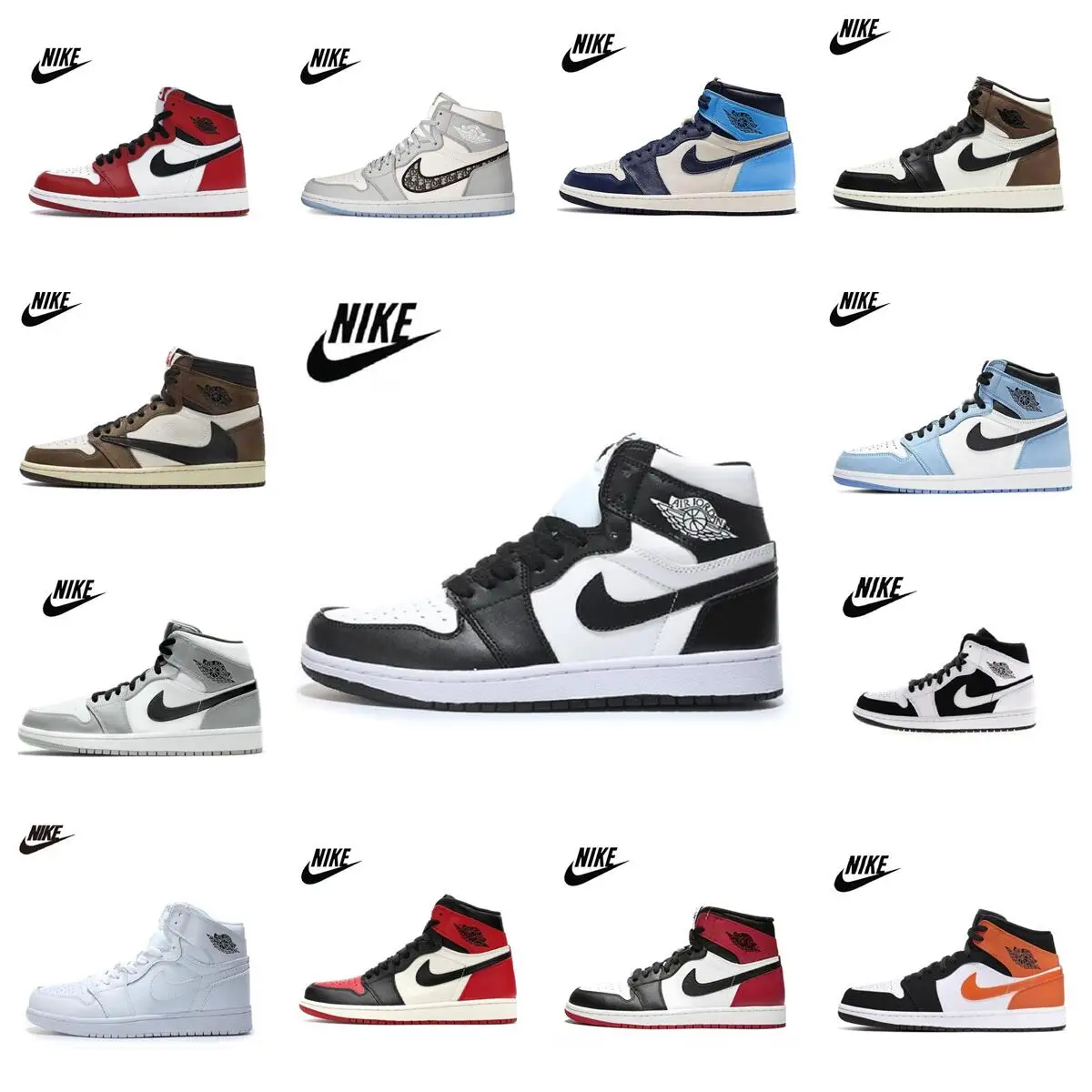 General Breathable Basketball Shoes Mesh Size 36-44