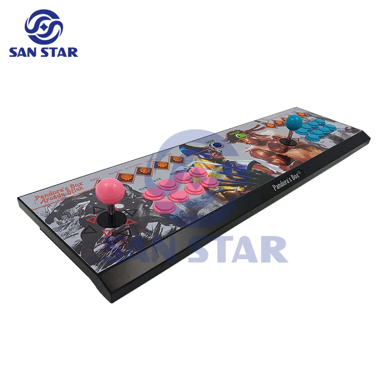 

8 Buttons Arcade Game Console Pandora Saga Box DX Special 5000 in 1 Multiplayer Joysticks Retro 3D Bartop Fight Cabinet Gamepad