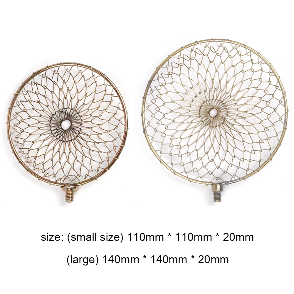 Portable Mini Ice Fishing Strainer Galvanized Iron Wire Net Angling Tool Lightweight Winter Tackle Supplies Accessories |