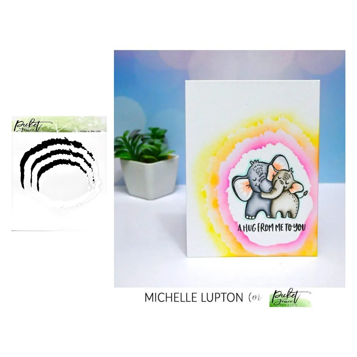 

Horizontal Messy Watercolor 6x6 Blending Stencil For Scrapbooking Album Decoration Craft For Paper Photo Diy GreetingCard