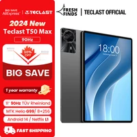 【Новый】 Teclast T50 Max Android 14 планшет 11 "FHD+ 90 Гц дисплей Tüv Rheinland MediaTek G99 8GB RAM 256 ГБ ROM 8000MAH 18W 4G LTE Tab