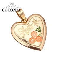 coconal womens accessories heart flower charms carve star pendants handmade neck pendants and necklaces jewelry diy gift