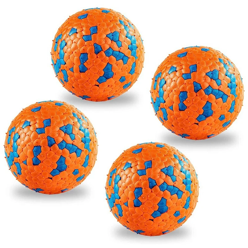 

4Piece Interactive Dog Balls Dog Toys For Boredom And Stimulating, Dog Toys For Chewers,For Large Medium Small Dog