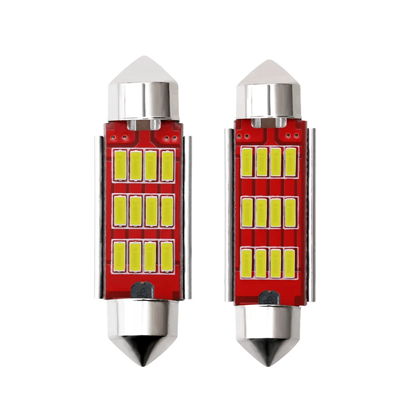 1 шт. C5W C10W Festoon Led Canbus без ошибок, 31 мм, 36 мм, 39 мм, 41 мм, 4014 супер яркий Автомобильный интерьер, купол, фотография, номерной знак, цвет белый