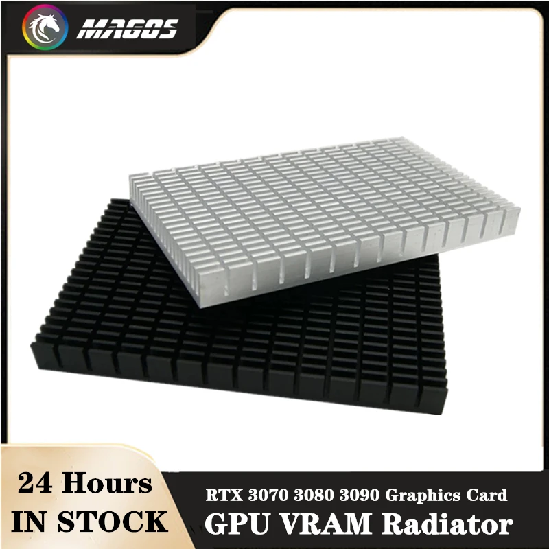 Aluminum Electric Radiator 150*90mm, GPU Backplate For RTX 3080 3090 Graphics Card, VGA Backside Cooling Block