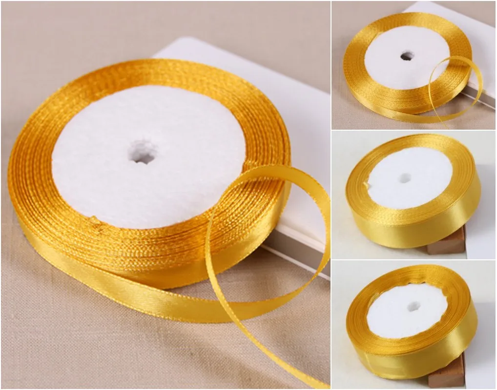 

25 ярдов/рулон, Имбирно-желтые наклейки