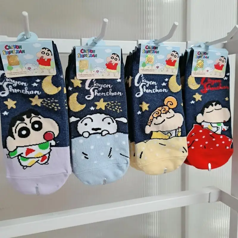 

Аниме кавали карандаш Shin-Chan нохара химавари нохара Широ хлопковые носки мягкие удобные милые подарки для подруги подарок для девушки на Хэллоуин
