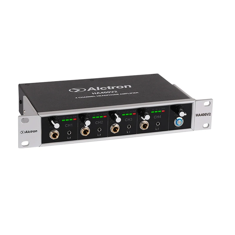 4-канальный мини-усилитель для наушников Alctron HA400V2 портативный усилитель